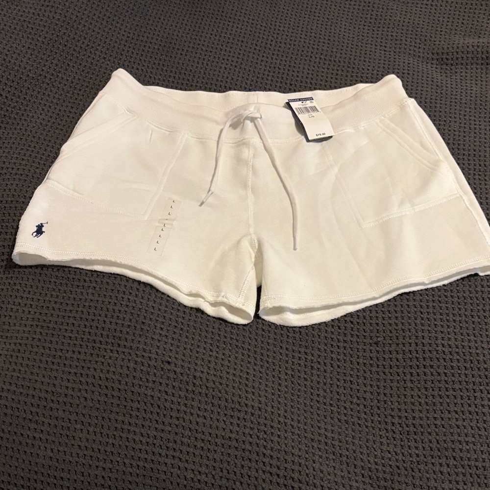 Polo by Ralph Lauren Women's White Athletic Shorts
